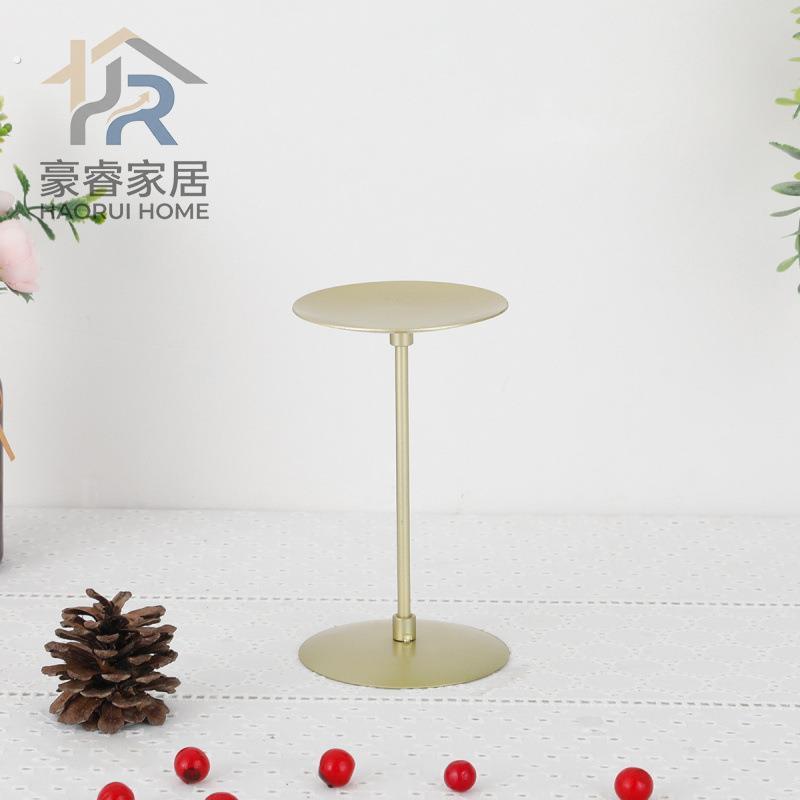 美式复古蜡烛台跨境餐桌烛台摆件现代家居装饰道具婚庆拍摄工艺品