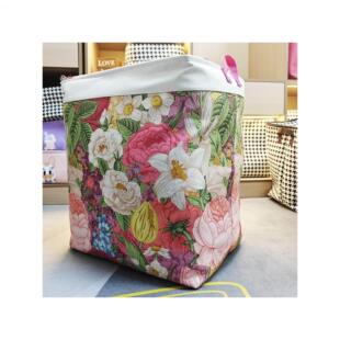 大容量三层加厚帆布收纳箱防潮防尘衣服棉被收纳袋双拉链带盖子钢