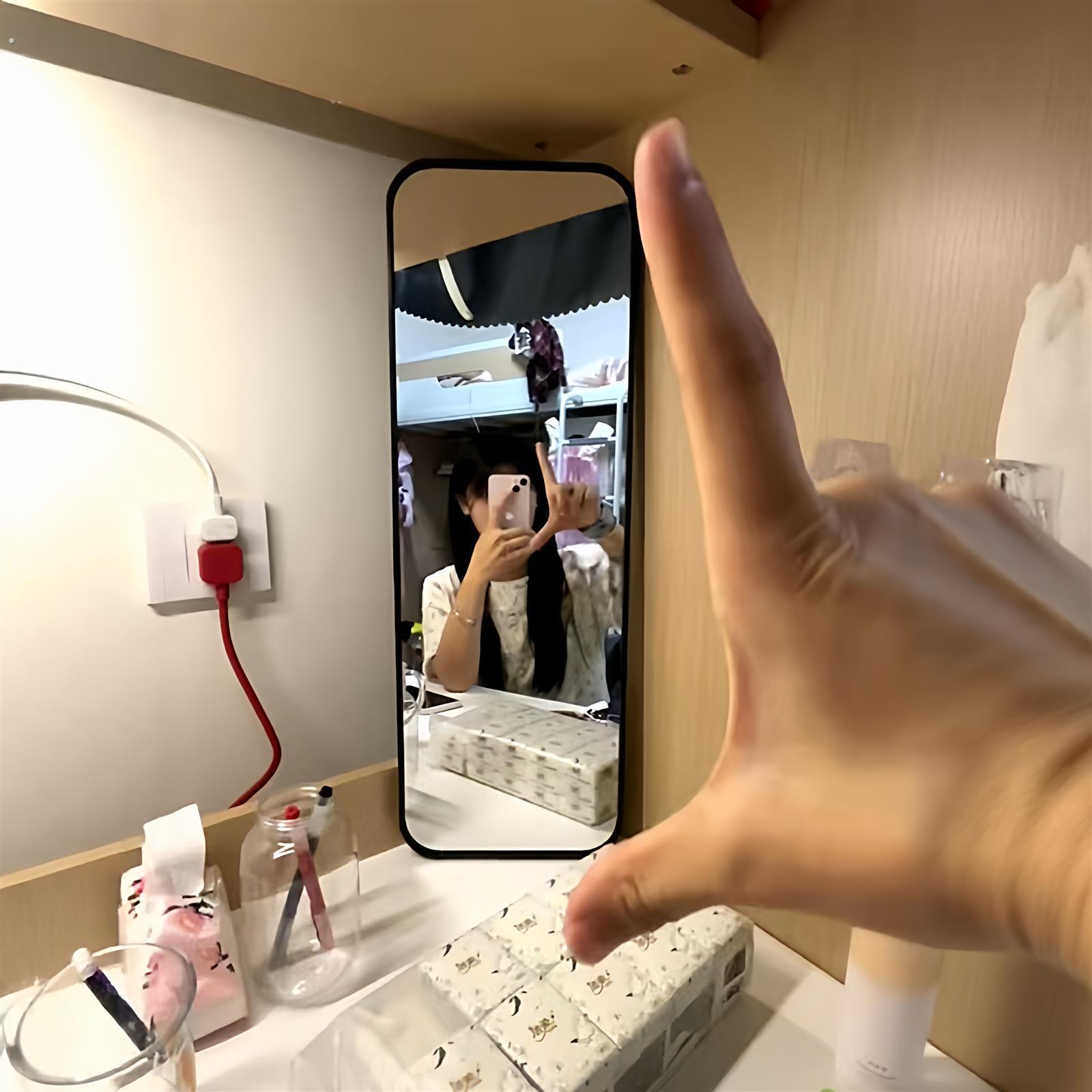 毕业可带走!全身镜宿舍桌上高清全身镜出租屋落地镜照人不变形女