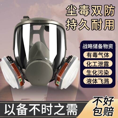 防毒面具有毒气体战略储备物资实验室化工气体喷漆专用防毒面罩