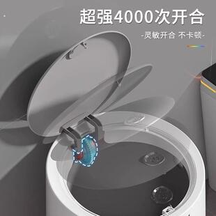 带轮垃圾桶家用2025新款客厅轻奢高档化妆室厕所厨房带盖子大号容