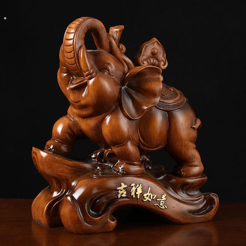 高档树脂大象摆饰庆典乔迁开业礼品-领导优选