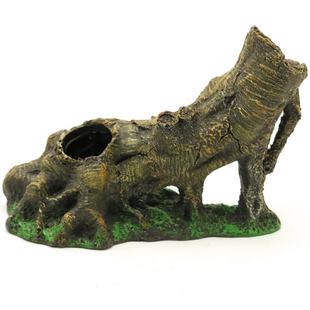 直销新款直供树脂仿真空心树枝树洞鱼虾躲避屋水族馆鱼缸多肉花盆