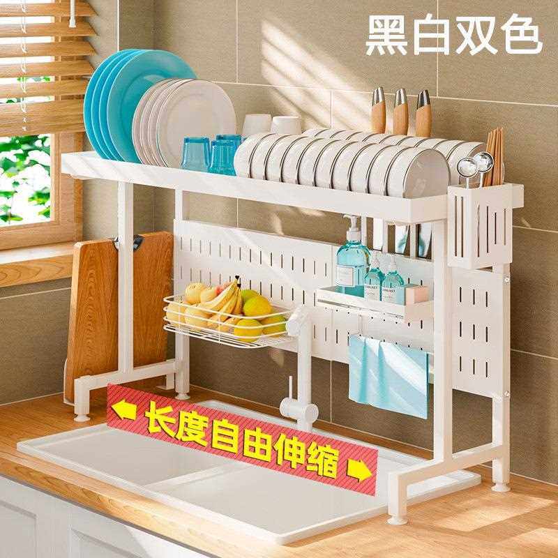 直销新款不锈钢厨房水槽置物架碗架水池碗碟盘沥水架多功能餐具收,厨房/烹饪用具,碗架,淘宝优惠券,粉丝福利购,淘宝优惠卷