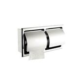 长固ST 卫浴五金 厕纸盒 V29A不锈钢双卷纸盒 纸巾架