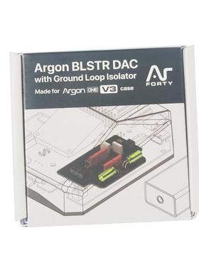 树莓派5 Argon BLSTR DAC 共地AUX音频隔离降噪电流滤波器RCA输出