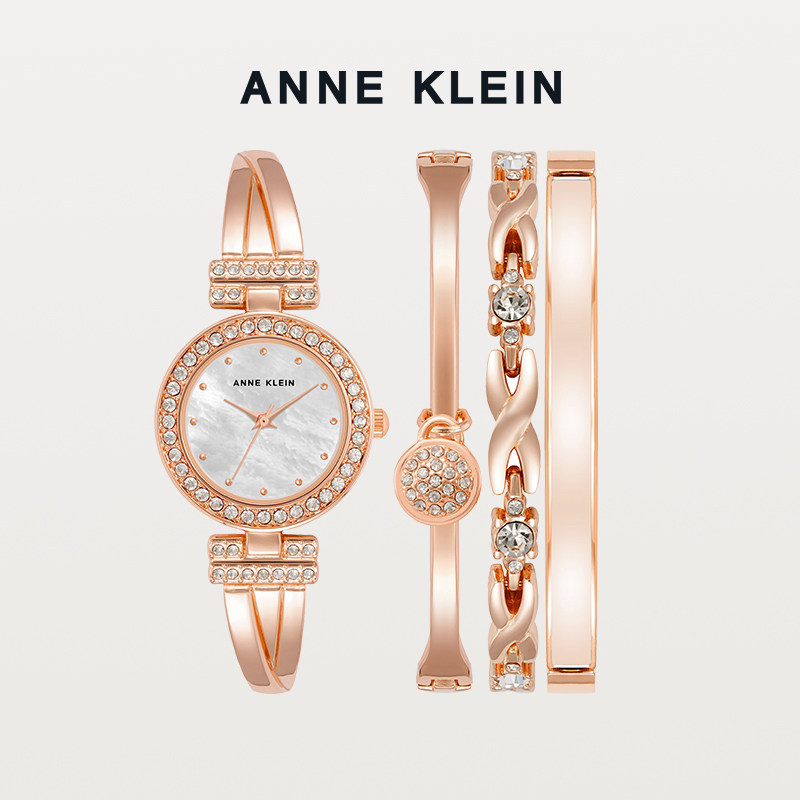 ANNE KLEIN女士手表时尚精致石英手表生日礼物送女友
