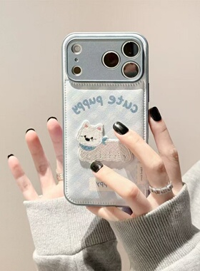 邦奥鸣银色狗适用于vivox300手机壳x200prominix100保护套s50s30/20pro19/18iqoo15neo10/9pros/z10turbo气垫