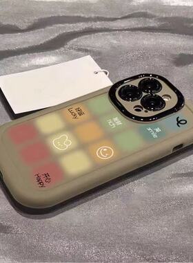 幸运彩色格子适用于华为Mate80pro手机壳Pura80PRO保护套p70/P60/50新款MATE60/50/4030E防摔P40/30PRO泡芙