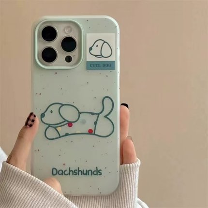 邦奥鸣线条狗适用于oppo reno15手机壳14/13pro+12/11保护套findx8pro/x7X6女K12XA6i/a5A3realme真我GT果冻