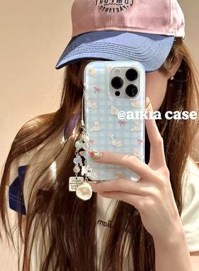 邦奥鸣格子猫适用于小米17promax手机壳15/14/13保护套civi5红米K80K70至尊版TURBO4NOTE15pro+14/13女K60IMD