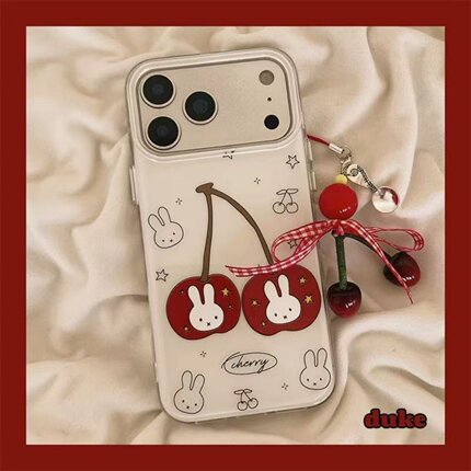 邦奥鸣樱桃兔适用于OPPOReno15手机壳14/13PROFindX8Sx9保护套A6PROA5A3X7Ultra新款K12S11女款reno10高级IMD