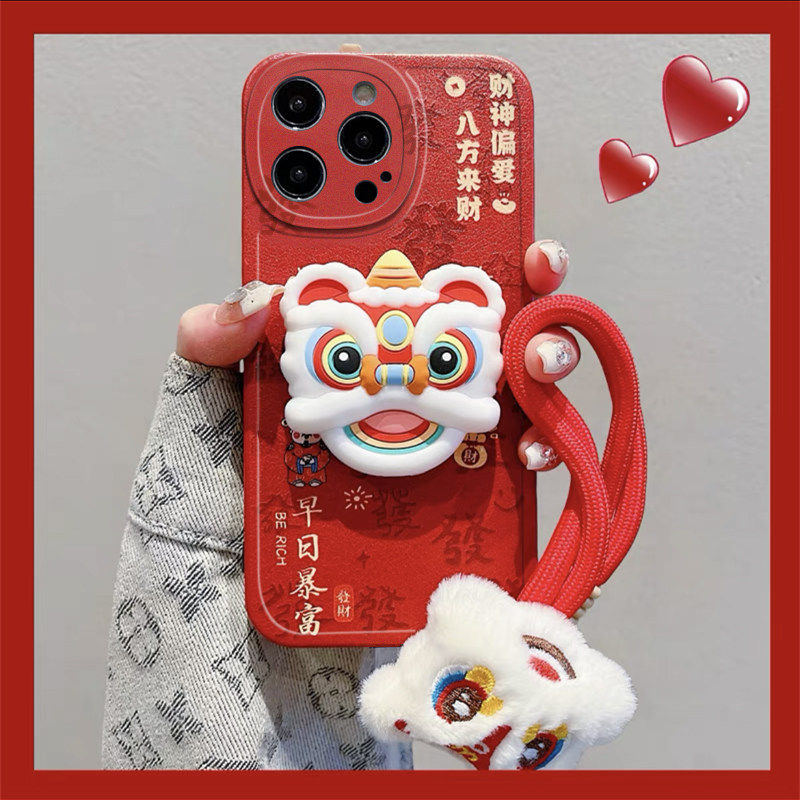 新年舞狮发顺适用于vivox300pro手机壳x200x90x80PRO70t女款y500/200GT/y300i保护套s50S30PRO/20/19nex直边,3C数码配件,手机保护套/壳,淘宝优惠券,粉丝福利购,淘宝优惠卷