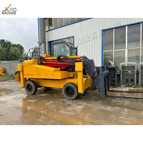 伸缩臂叉装车 中型工厂装卸工程车 Telescopic arm fork loading
