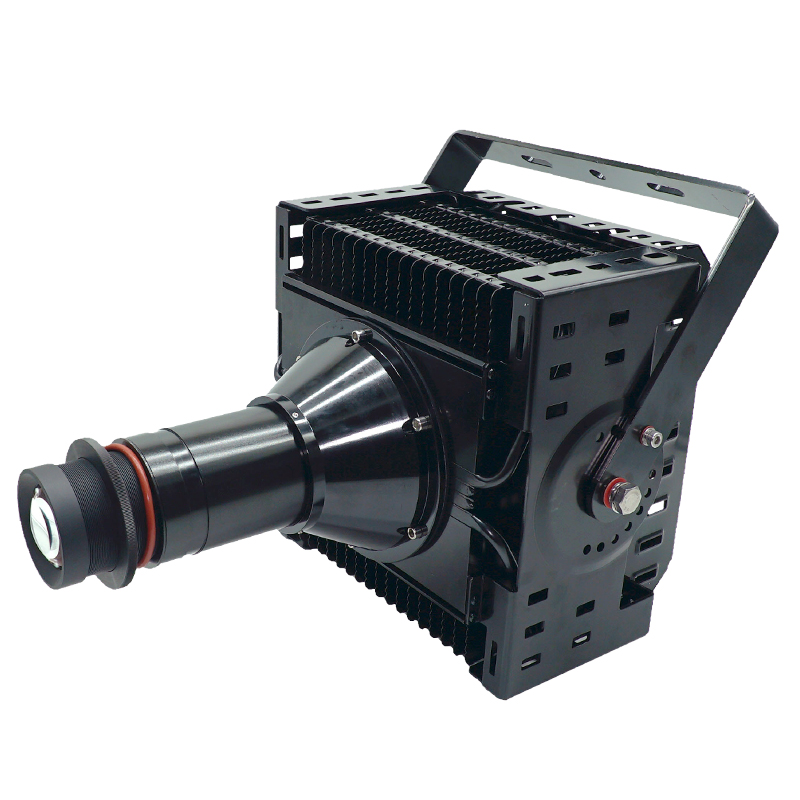 工业安全警示投影灯天车叉车吊机当心12v射灯24V行车间标识起重机