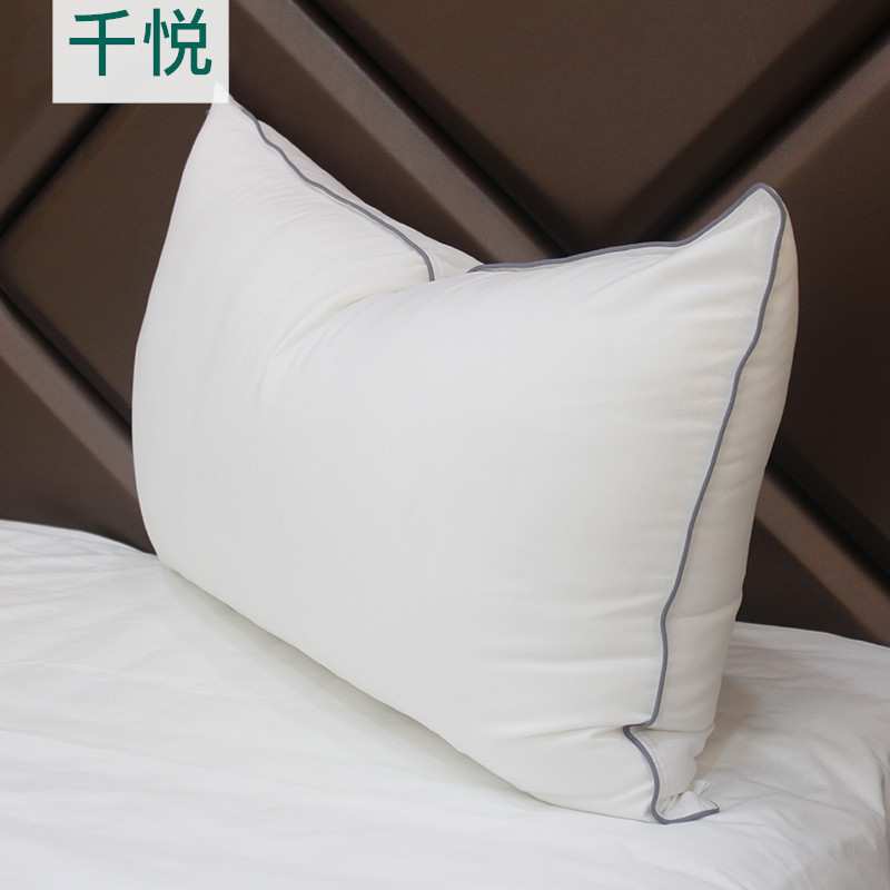 酒店枕头护颈椎莫代尔枕芯一对夏单人助睡眠变形家用白鹅绒透气