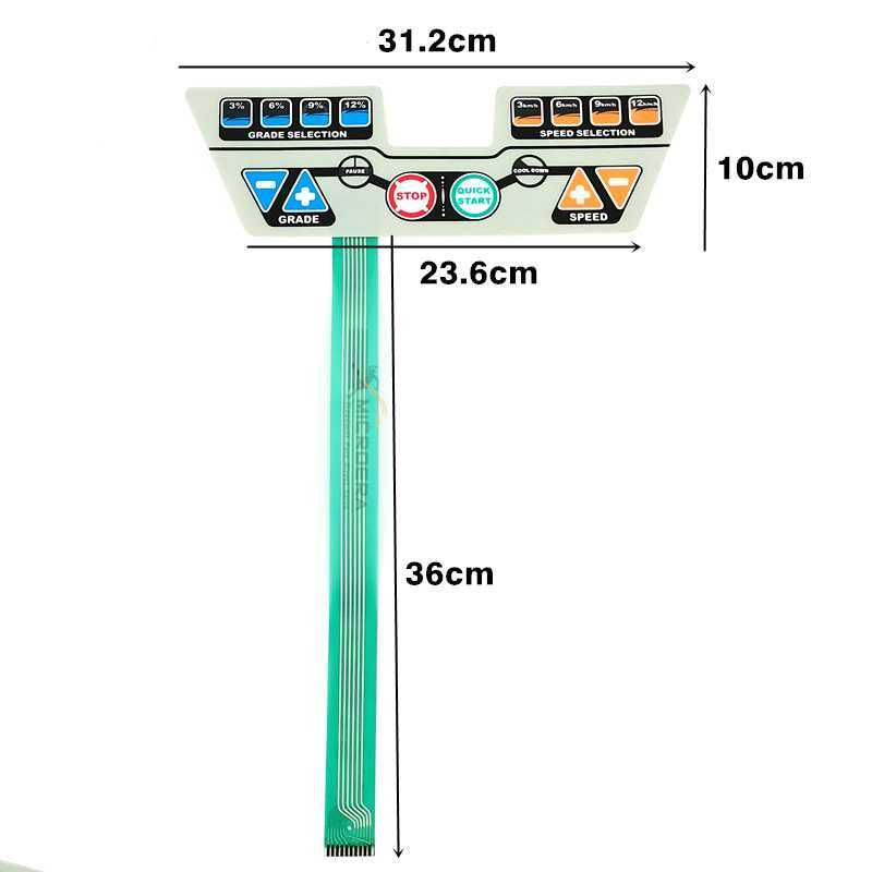 秀健STEX-X6 8020T 8016 8023 跑步机按键面板 薄膜开关