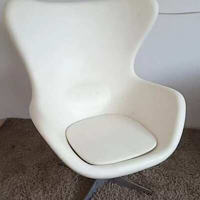 egg chair moulded foam seat pu 定型棉发泡蛋椅座休闲椅828B