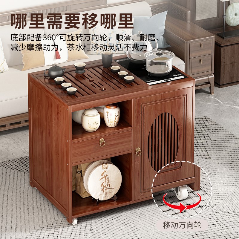 移动茶几小推车沙发边几客厅家用茶台茶桌新款多功能非实木泡茶桌