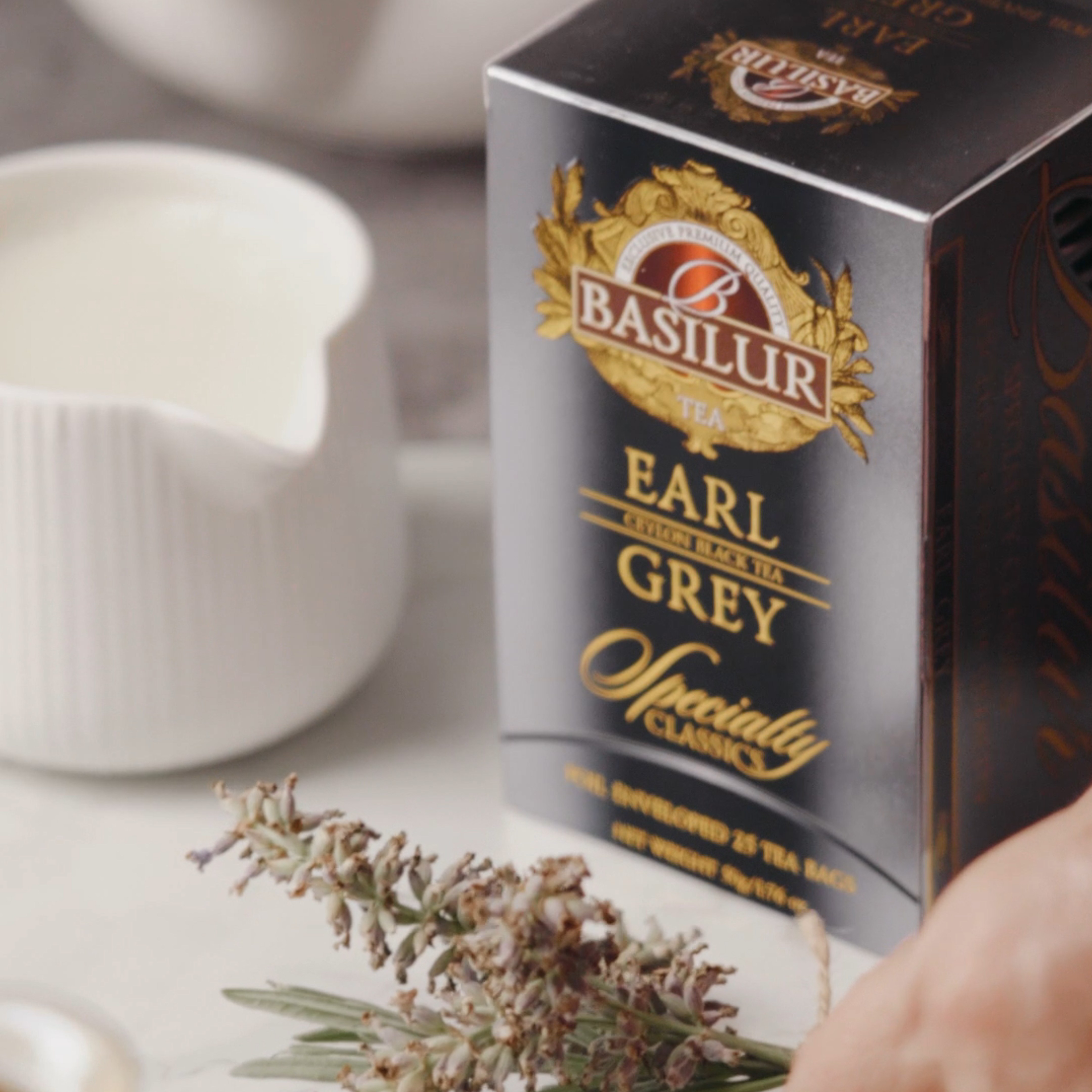 basilur伯爵红茶 斯里兰卡进口 宝锡兰袋泡茶包做奶茶饮品无糖