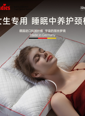 Paradies德国蚕丝分区枕护颈椎助睡眠枕芯可水洗防螨枕护颈枕头
