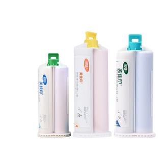 沪鸽咬合记录枪打重体硅橡胶轻体二次印模种植取模边缘整塑