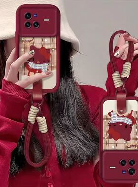 vivo x80pro手机壳v2185a软硅胶vlvox80保护套5g镜头全包防摔v2183a个性创意viv0x80卡通可爱vovix80por女款