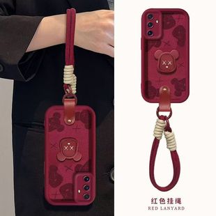 创意vlvox27卡通可爱v1838a女款 vivo x30pro手机壳支架v1938t软硅胶viv0x30保护套5g镜头全包防摔V1938CT个性