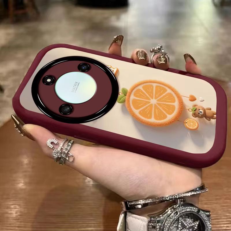 适用华为荣耀x40手机壳文字rmo-anoo软honor x40i保护套5g镜头全包防摔dio一an00个性创意荣誉x40gt卡通女款