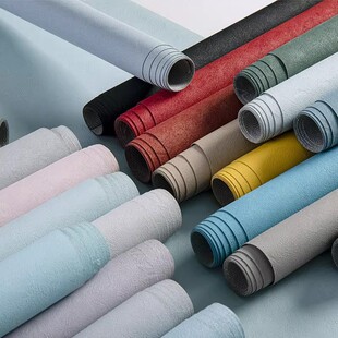 复古怀旧艺术漆背景墙布无缝2026新款卧室红色黑色壁布轻奢风防水