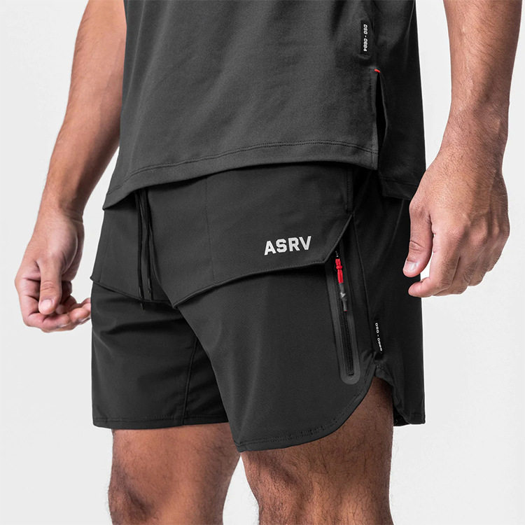 ASRV男士运动短裤速干透气五分裤图片