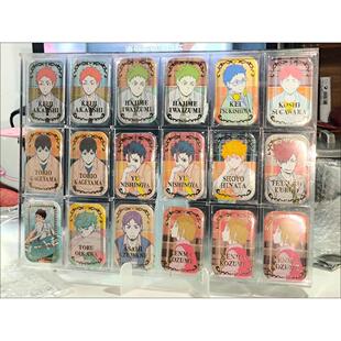 排球少年烫金方收纳盒吧唧展示架jf麻将展示盒谷子收纳烫金方展示