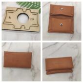 手工皮具刀模 皮革刀模激光刀模定做免缝卡包刀模a146