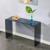 玄关桌子靠墙现代简约超窄客厅入户玄关台装 饰北欧门厅玻璃台条案