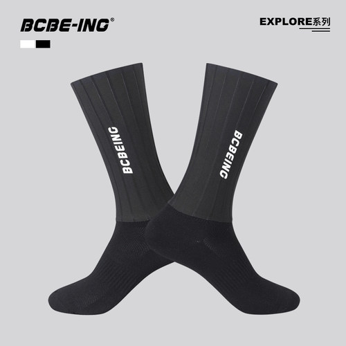 BCBE压力袜公路车压缩中筒骑行袜