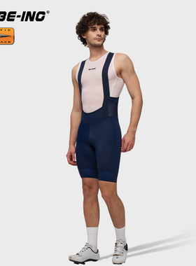 BCBE-ING公路车双箭头120密度骑行服背带裤男士专业竞技长途短裤