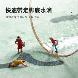 卡通造型卫生间门口防滑地垫 新款 家用浴室吸水脚垫卧室进门门垫