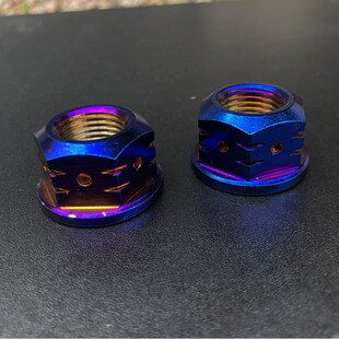 电动车改装件螺丝烧钛不锈钢螺母细牙电机全顺豫玛电机螺母M16M18