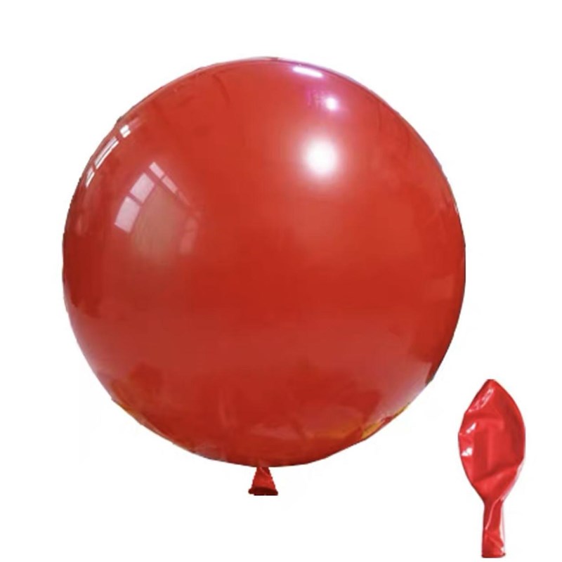 加厚36寸超大气球正圆超大特大防爆户外公园草地广场儿童摆摊玩具