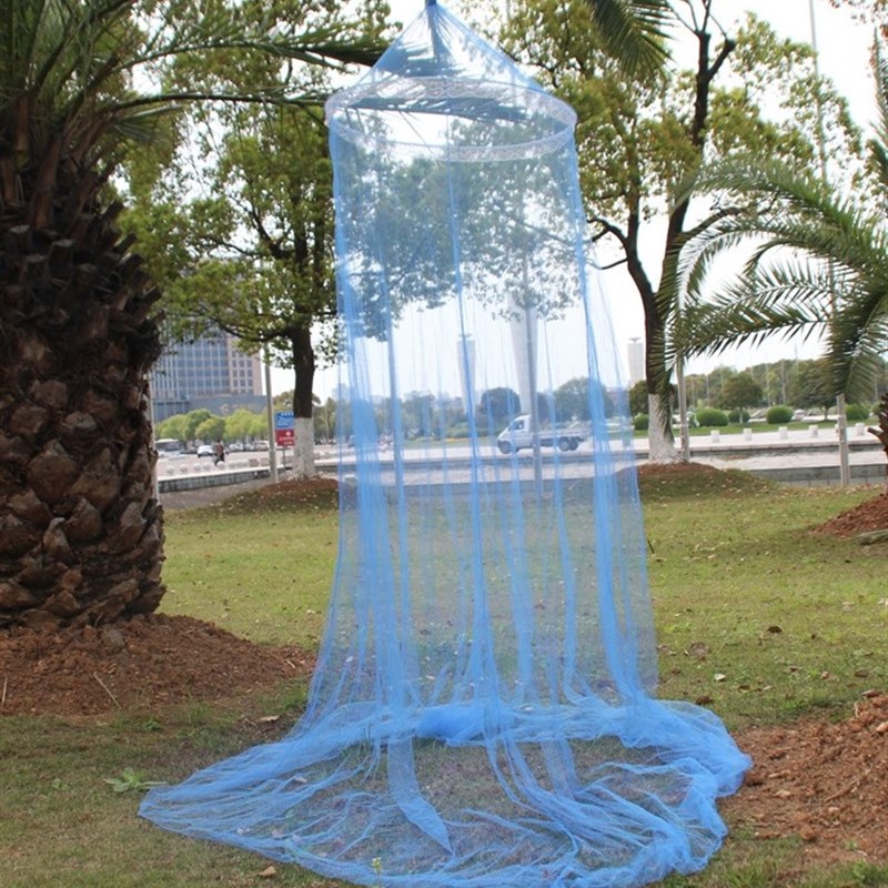 吊顶蚊帐圆形圆顶公主风宫廷落地帐纱家用学生宿舍上铺蚊帐免安装