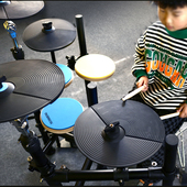 哑鼓套装 架子鼓五鼓练功台哑鼓练习器爵士鼓打击板.底鼓练习器