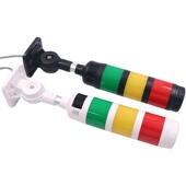 多层警示灯三色灯jLED声光警报信号塔灯机床灯可折叠24V报警运行