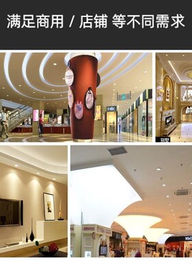 led天花射灯cob防眩筒灯20W30W40W50瓦开孔11 12.5 14 15. 16公分