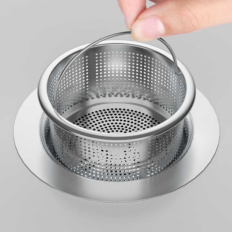 不锈钢毛发过滤网面盆卫生间y地漏洗手池脸盆厕所下水管道防堵神