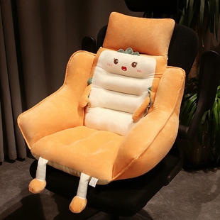 坐垫屁垫办公室久坐靠垫靠背一体加厚椅子L椅垫宿舍座椅垫子冬季