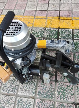 380V电动钻孔机QU80/100/120空心钻孔电动钢轨钻孔机