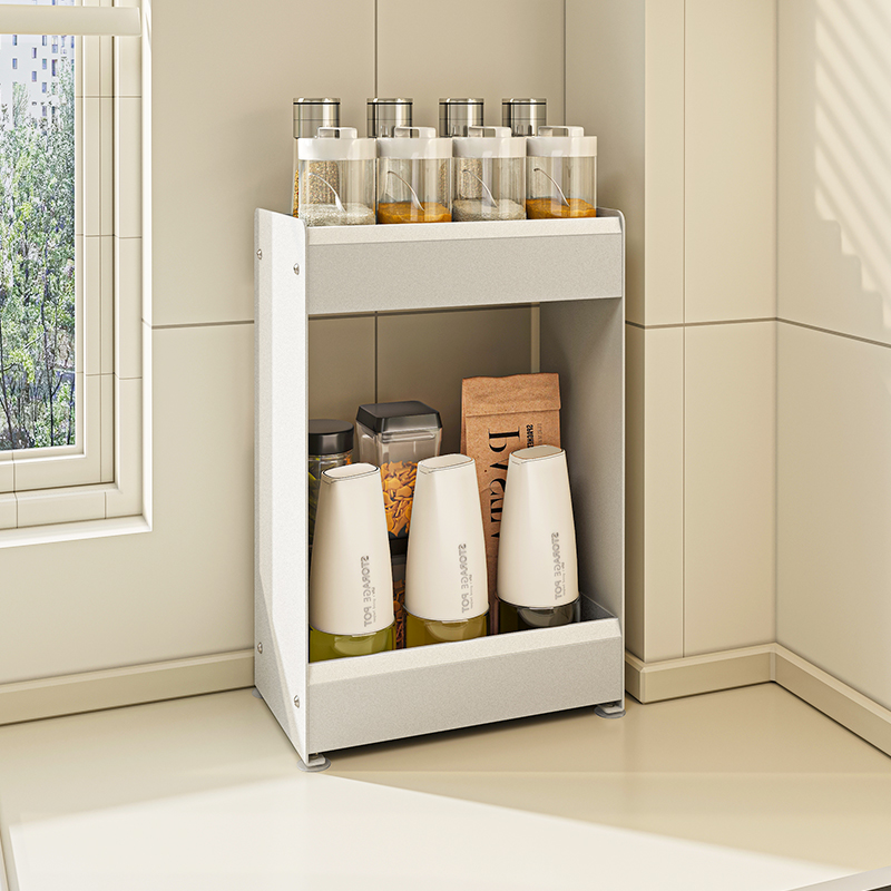 高端调料品台面置物架p家用厨房桌面灶台油盐酱醋调料罐小号收纳