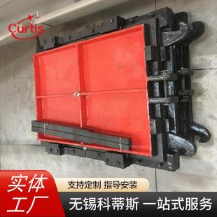 铸铁阀门机闸一体式闸门平面闸门双止水闸门铸铁镶铜方闸门
