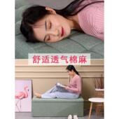 服装 店试衣间沙发凳子长方形布艺收纳可坐换鞋 凳家用多功能储物凳