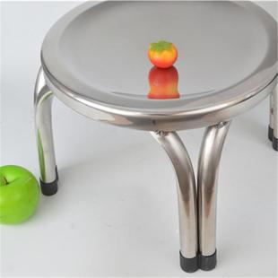 不锈钢凳子圆凳 家用 简约现代商场等位凳餐桌椅子小吃摊小圆凳